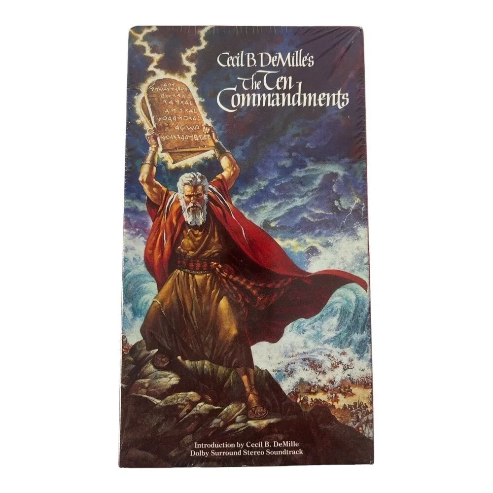 The Ten Commandments (1956) VHS New Sealed